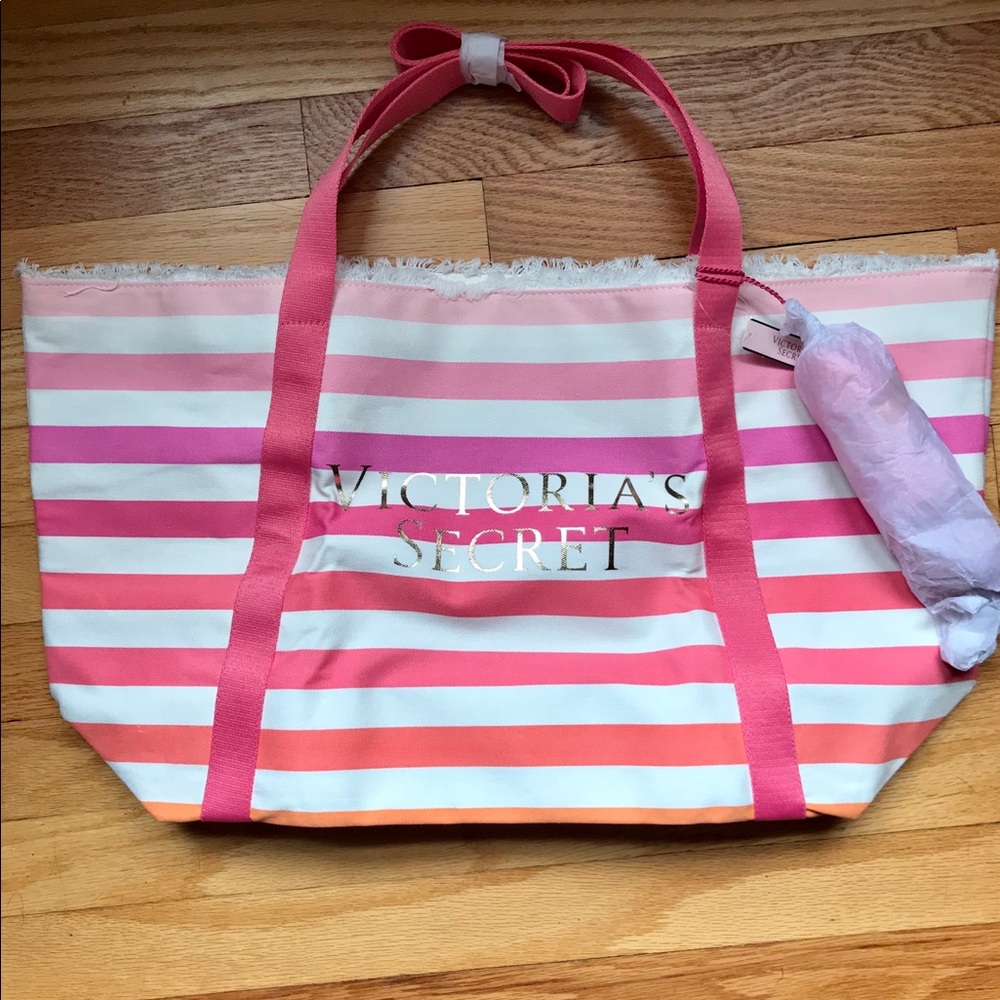 Victoria’s Secret Striped tote bag new with tags